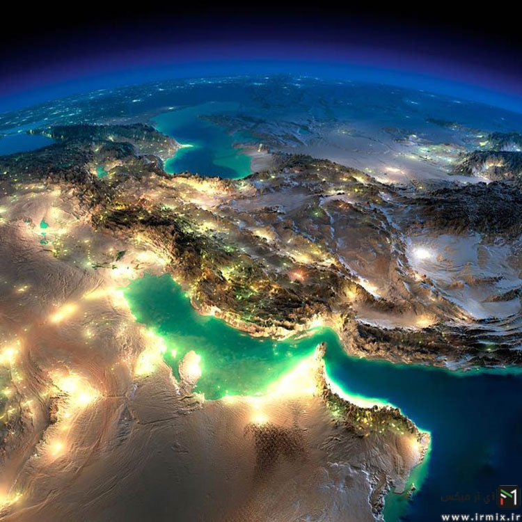  دریای خزر و خلیج فارس ایران را هرگز اینگونه ندیده اید