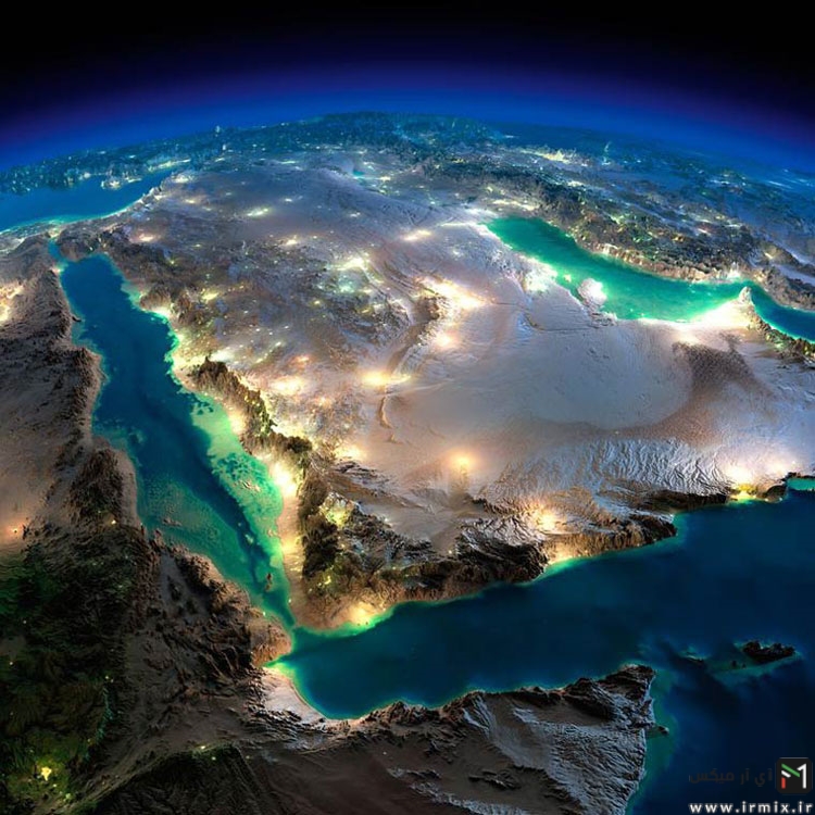  دریای خزر و خلیج فارس ایران را هرگز اینگونه ندیده اید