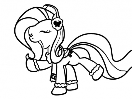 Print Pony Coloring Pages 7