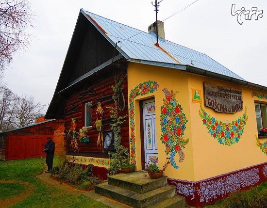 نقاشی خانه روستایی برای کودکان