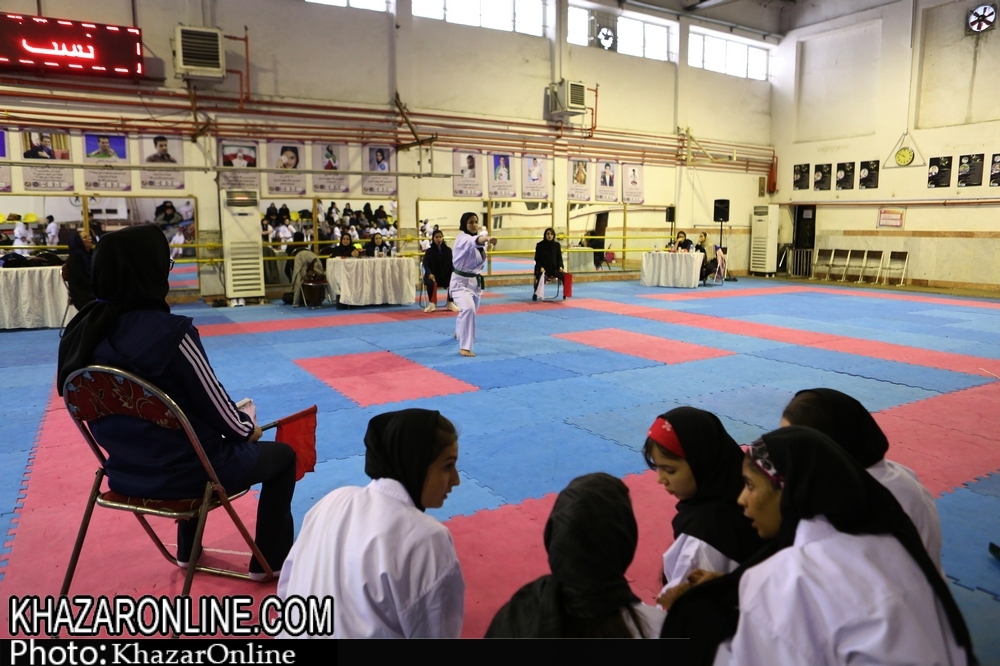 مسابقه کاراته آزاد بانوان گیلان