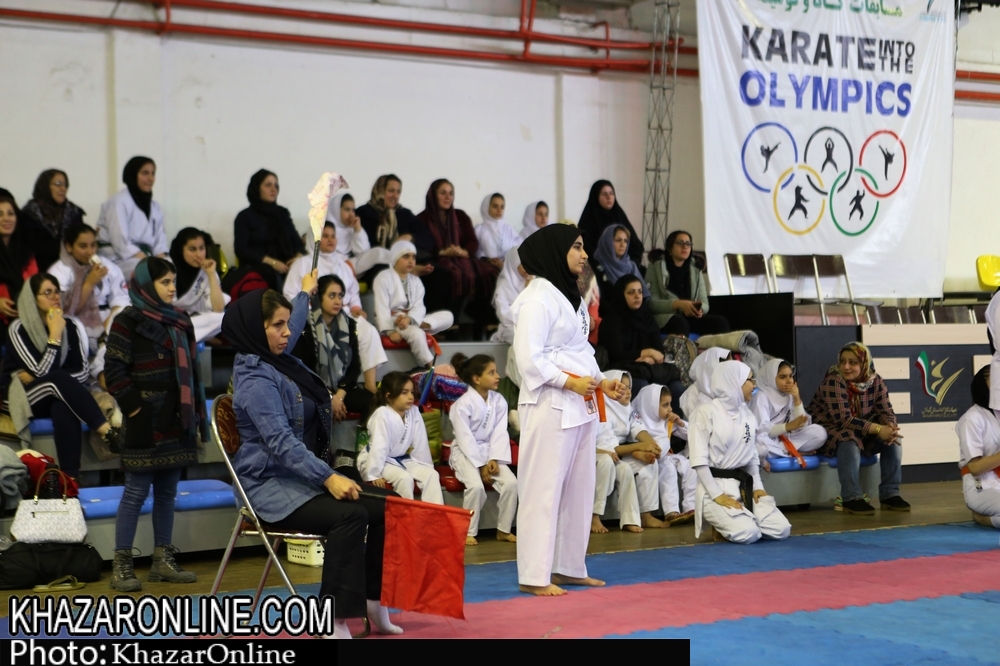 مسابقه کاراته آزاد بانوان گیلان